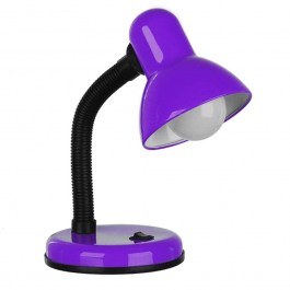 Table Lamp Student 01537 D12x32cm 1xE27 Purple GloboStar PURPLE