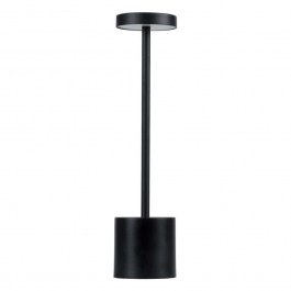 Table Lamp Rechargeable Jojo 76520 D8x34cm LED IP44 1.5W 105lm Dimmable Black GloboStar BLACK