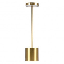 Table Lamp Rechargeable Jojo 76523 D8x34cm LED IP44 1.5W 105lm Dimmable Gold GloboStar GOLD
