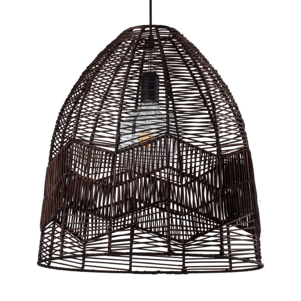 Φωτιστικό Οροφής Aloha 01752 Φ43x46cm 1xE27 Daek Brown GloboStar