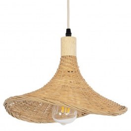 Ceiling Light Cuba 01715 D33x25cm 1xE27 Beige GloboStar BEIGE