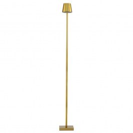 Φωτιστικό Δαπέδου Επαναφορτιζόμενο Nega 60479 Φ10x135cm Dim Led 154lm 2,2W 2700K Gold Globostar GOLD