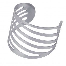 Δαχτυλίδι Πετσέτας Vaisselle 35012 Φ5x4cm Silver GloboStar SILVER