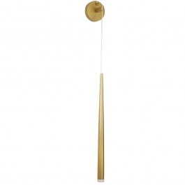 Φωτιστικό Τοίχου-Απλίκα Tears 61316 Φ3,2x51,5cm Led 330lm 3W Gold GloboStar GOLD