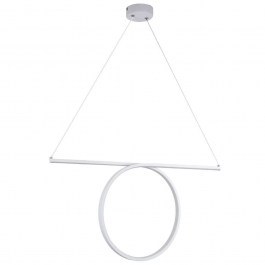 Φωτιστικό Οροφής Rome 61295 65,5x4x33cm Led 2640lm 24W White GloboStar WHITE