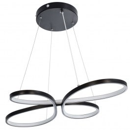 Ceiling Lamp Butterfly 61391 71x52x4cm With Remote Control Dim Led 8400lm 75W Black GloboStar BLACK