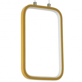 Φωτιστικό Οροφής Deroba 61301 16x1,6x25,5cm Led 1320lm 12W Gold GloboStar GOLD