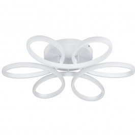 Ceiling Lamp Margaret 61401 D57x12cm With Remote Control Dim Led 6210lm 54W White GloboStar WHITE