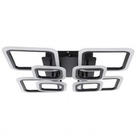 Ceiling Lamp Royal-S 61325 58,5x58,5x12cm With Remote Control Dim Led 16200lm 135W Black GloboStar BLACK