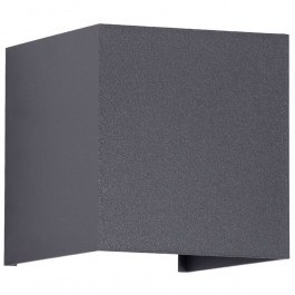 Φωτιστικό Τοίχου-Απλίκα Axis-S 60561 10x10x10cm Up&Down Led 1150lm 2700K Anthracite GloboStar ANTHRACITE