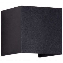 Φωτιστικό Τοίχου-Απλίκα Axis-S 60565 10x10x10cm Up&Down Led 1200lm 10W 4500K Black GloboStar BLACK