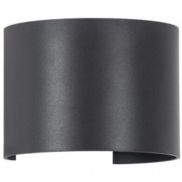 Φωτιστικό Τοίχου-Απλίκα Axis-R 60639 10x10x10cm Up&Down Led 1200lm 10W 4500K Anthracite GloboStar ANTHRACITE