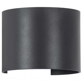Φωτιστικό Τοίχου-Απλίκα Axis-R 60642 10x10x10cm Up&Down Led 1250lm 10W 6000K Anthracite GloboStar ANTHRACITE