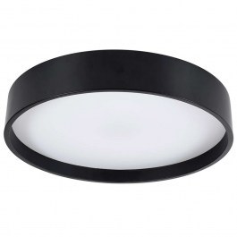 Ceiling Lamp Narnia 61257 D45x8cm With Remote Control Dim Led 8625lm 75W Black GloboStar BLACK
