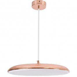 Φωτιστικό Οροφής Baron 61256 Φ40x10cm Led 2880lm 24W Bronze Globostar BRONZE