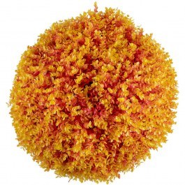 Τεχνητό Φυτό Θάμνος Πυξάρι 78517 Φ56cm Orange-Yellow GloboStar ORANGE-YELLOW