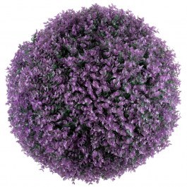 Τεχνητό Φυτό Θάμνος Πυξάρι 78523 Φ56cm Green-Purple GloboStar PURPLE-GREEN