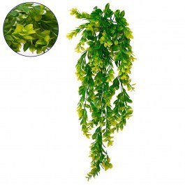 Τεχνητό Κρεμαστό Φυτό Μυρτιά 78059 30x10x80cm Green-Yellow GloboStar GREEN-YELLOW