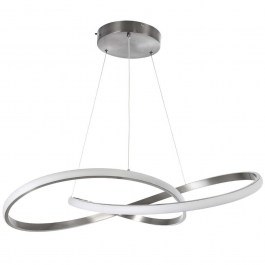 Pendant Lamp With Remote Control Dexter 60915 D73cm Dim Led 10080lm 90W Nickel GloboStar NICKEL