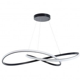 Φωτιστικό Οροφής Με Τηλεχειριστήριο Dexter 60917 Φ103cm Dim Led 13440lm 120W Black Globostar BLACK