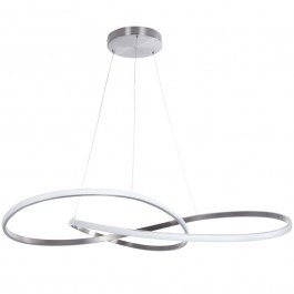 Φωτιστικό Οροφής Με Τηλεχειριστήριο Dexter 60919 Φ103cm Dim Led 13440lm 120W Nickel GloboStar NICKEL