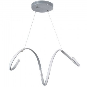 Ceiling Light With Remote Control Spirale 61285 72x25x18cm Dim Led 8400lm 75W Nickel Globostar