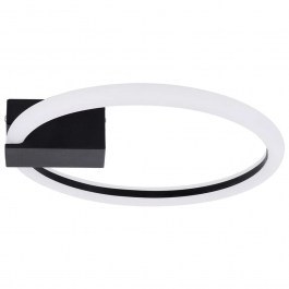 Φωτιστικό Οροφής - Πλαφονιέρα Cinderella 60976 Φ28cm Led 1792lm 16W Black Globostar BLACK