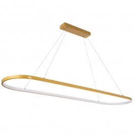 Ceiling Light With Remote Control Bolivar 61274 120x30x2cm Dim Led 6210lm 54W Gold Globostar GOLD