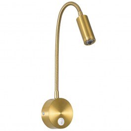 Wall Lamp - Sconce Goose 60880 6,5x15x24,5cm Led 300lm 3W 4500K Gold Globostar GOLD