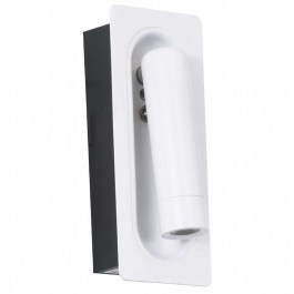 Recessed Wall Lamp - Sconce Manhattan 61098 7x7x17cm Led 405lm 3W 4500K White Globostar WHITE