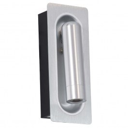 Recessed Wall Lamp - Sconce Manhattan 61099 7x7x17cm Led 405lm 3W 4500K Nickel Globostar NICKEL