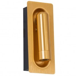 Recessed Wall Lamp - Sconce Manhattan 61100 7x7x17cm Led 405lm 3W 4500K Gold Globostar GOLD