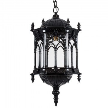 Ceiling Light Darcy 00672 D35x61cm 1xE27 Black Globostar