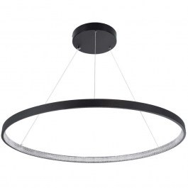 Pendant  Lamp With Controller Diamond 61520 D80cm Dim Led 7504lm 67W Black Globostar BLACK