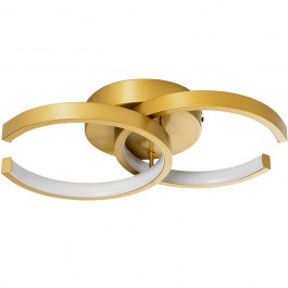 Ceiling Lamp Eva 61069 33x21x7cm Dim Led 1920lm 16W Gold GloboStar GOLD