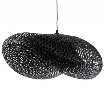 Pendant Lamp Mexico Boho 02202 85x50x30cm 1xE27 Black GloboStar