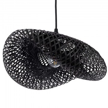 Pendant Lamp Mexico Boho 02200 40x30x13cm 1xE27 Black GloboStar