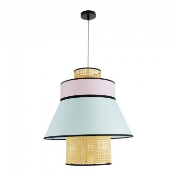 Φωτιστικό Οροφής Κρεμαστό Journey 01920 Boho 1xE27 IP20 50x54cm Pink-Blue GloboStar