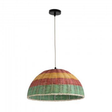 Pentant Lamp Caballeros 02060 Boho 1xE27 IP20 40x20cm Multi GloboStar