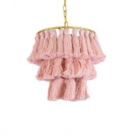 Pentant Lamp Missoula 02086 Boho 1xE27 IP20 30x40cm Pink GloboStar PINK