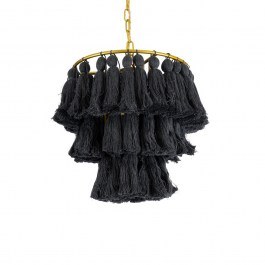 Pentant Lamp Missoula 02087 Boho 1xE27 IP20 30x40cm Black GloboStar BLACK
