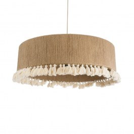 Pentant Lamp Puertorico 02095 Boh 3xE27 IP20 80x27cm Beige-White GloboStar BEIGE-WHITE