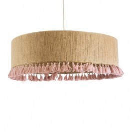 Pentant Lamp Puertorico 02097 Boho 3xE27 IP20 80x27cm Beige-Pink GloboStar BEIGE-PINK