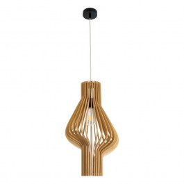 Pentant Lamp Mihiro 02172 Boho 1xE27 IP20 32x56cm Brown GloboStar BROWN