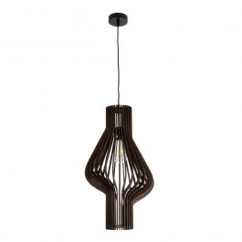 Pentant Lamp Mihiro 02173 Boho 1xE27 IP20 32x56cm Dark Brown GloboStar DARK BROWN