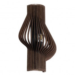 Wall Lamp Mihiro 02175 Boho 1xE27 IP20 25x13x40cm Dark Brown GloboStar DARK BROWN