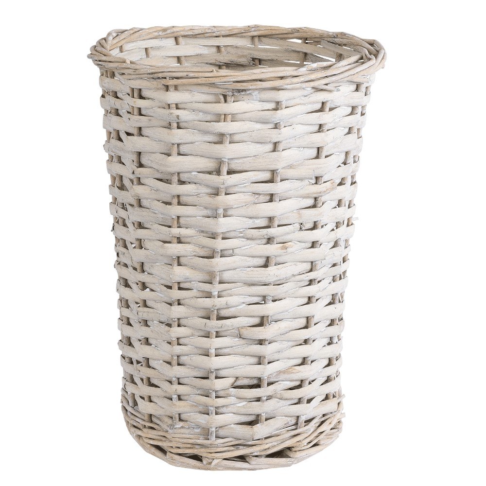 Καλάθι - Κασπώ Domingo 20593 Φ21x30cm White-Beige GloboStar