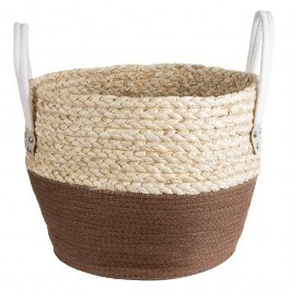 Κασπώ Carolina 20580 Φ33x28cm Beige-Brown GloboStar BROWN-BEIGE