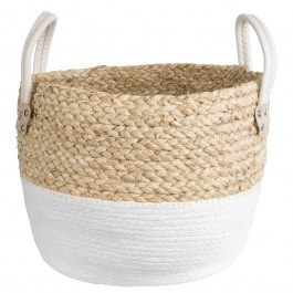 Κασπώ Nevada 20577 Φ33x28cm Beige-White GloboStar WHITE-BEIGE