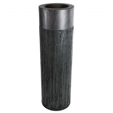 Floor Pot Pisa 20762 D36x120cm Anthracite GloboStar